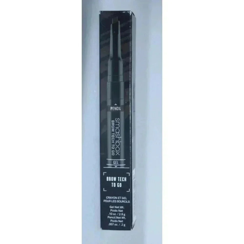 SMASHBOX BROW TECH TO GO PENCIL GEL DARK BROWN NEW in 0.10‎ OZ